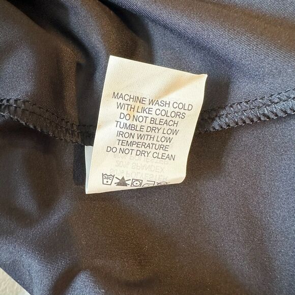 NWT Stoic Y Strap Crop Top Black Size L Racerback Activewear Gym Lounge Preppy - Picture 6 of 6